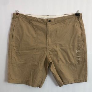 Free Assembly Flat Front Shorts Beige
